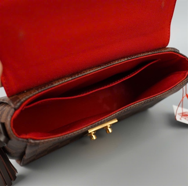 Túi LV Croisette ô vuông nâu (FL4108) sz22 KG+