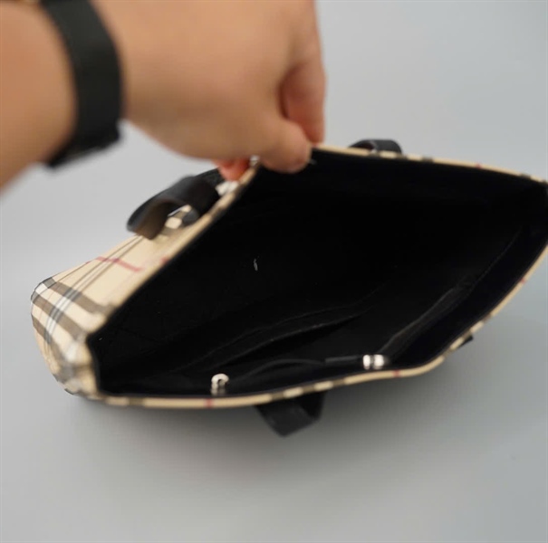 Túi BBR tote kẻ sọc có lót form sz30 KG+