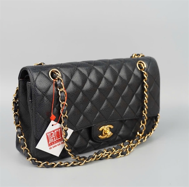 Túi Chanel Classic đen (20315646) sz25 KG+