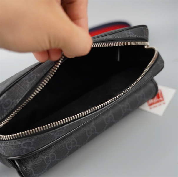 Túi GG đeo chéo đen KG+