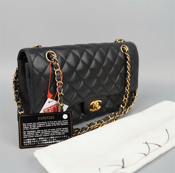 Túi Chanel Classic đen (20315646) sz25 KG+