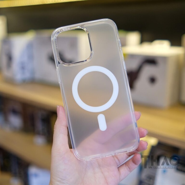 Ốp lưng nhám từ tính hỗ trợ sạc không dây Iphone