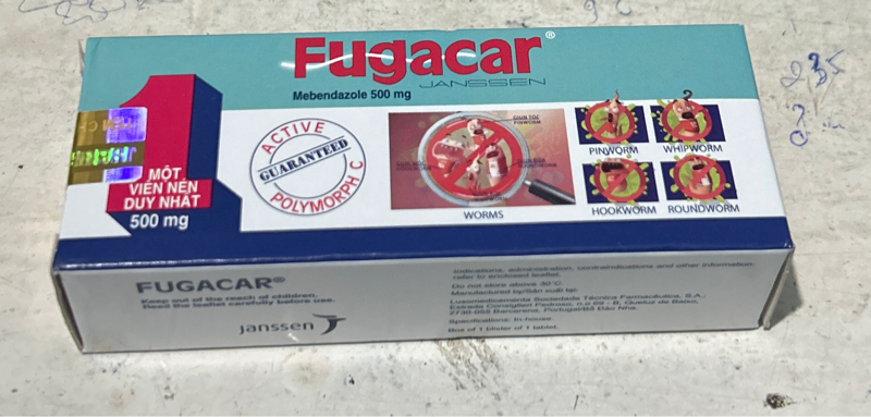 Fugacar janssen hộp 1 viên