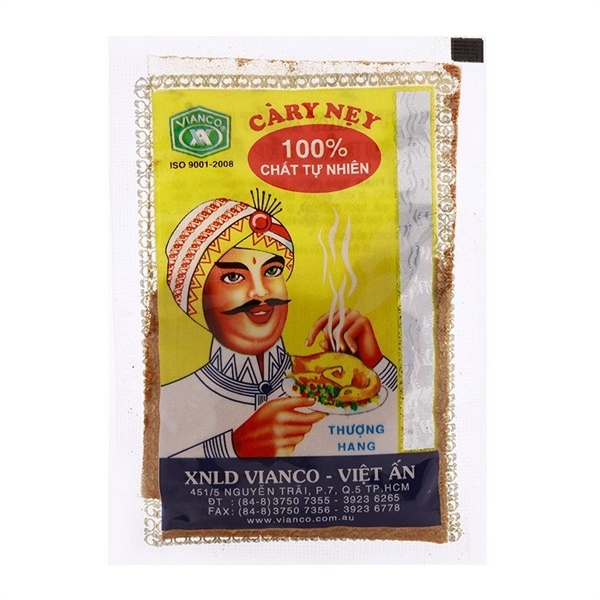 Bột Cà Ri Vianco Gói 10G