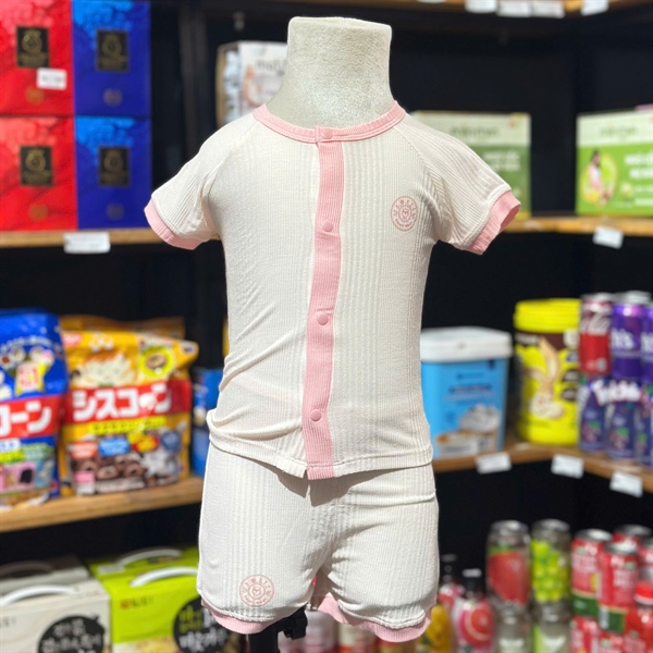 Hrnee bộ ngắn ss CT modal organic- Hồng pastel