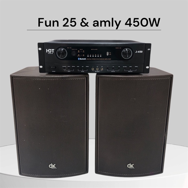 Combo âm thanh bas 25 & amly