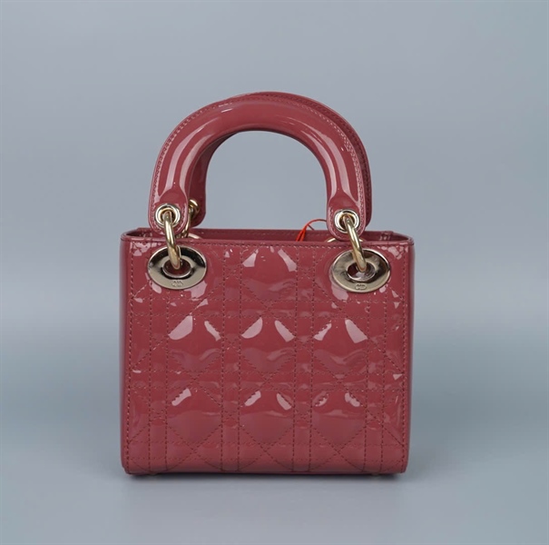 Túi Dior Lady hồng đất (17-BO-0290) szmini (BMC) KG+