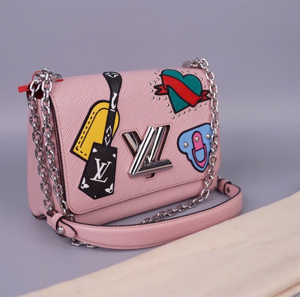 Túi LV Twist hồng in hình (FL3118) sz23 (BMC) KG+