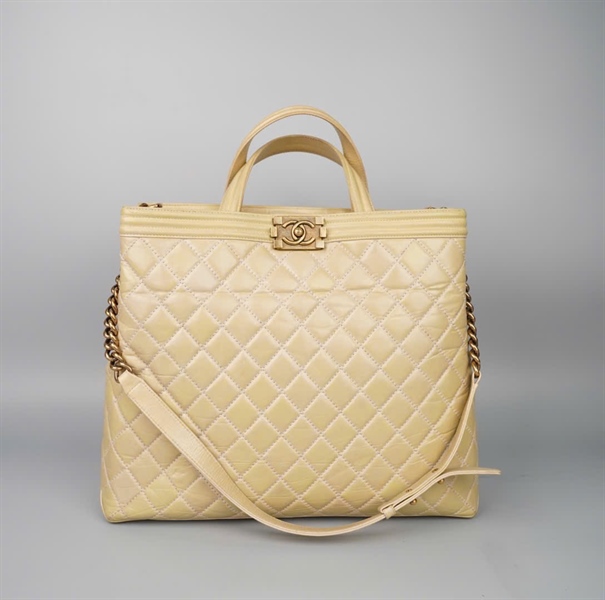 Túi Chanel tote xanh xám 17752450 sz39 KG+