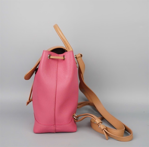 Balo LV hồng nắp nâu (BMC) KG+