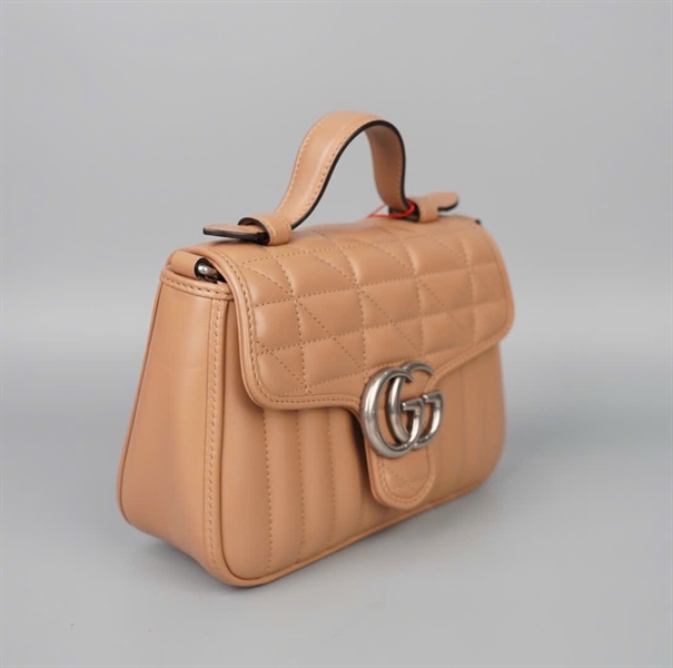 Túi GG Marmont handle nude (H036407792) sz20 (BMC) KG+