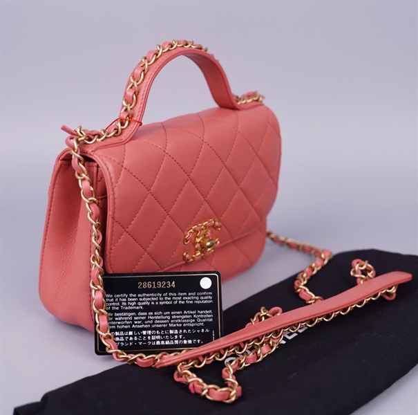 Túi Chanel Woc hồng (28619234) sz19 (BMC) KG+