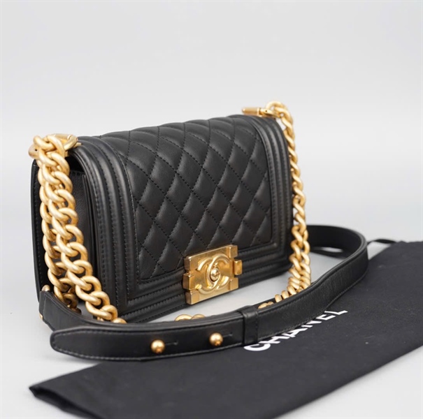 Túi Chanel Boy đen (29259863) sz20 (BMC) KG+