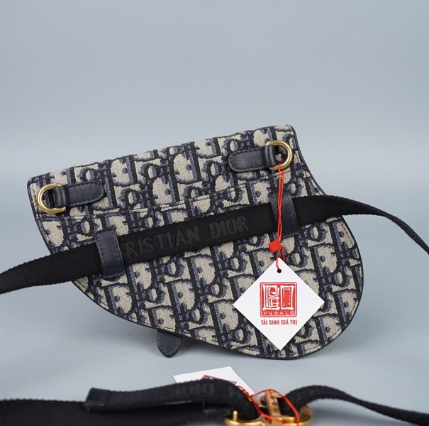 Túi Dior Saddle xám sz18 (BMC) KG+