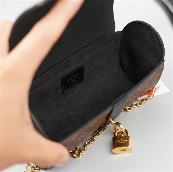 Túi LV Glasses Case White kèm ổ+ chìa (PL2158) sz18 (BMC) KG+