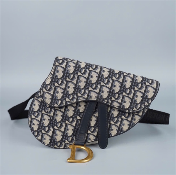 Túi Dior Saddle xám sz18 (BMC) KG+