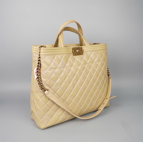 Túi Chanel tote xanh xám 17752450 sz39 KG+