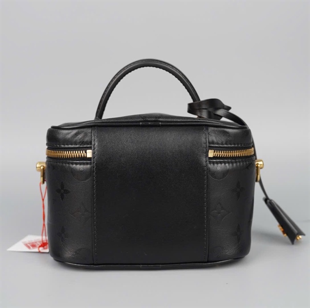 Túi LV Vanity hoa đen (PL4210) sz18 (BMC) KG+