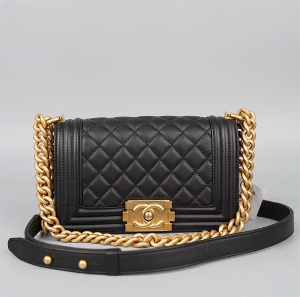 Túi Chanel Boy đen (29259863) sz20 (BMC) KG+