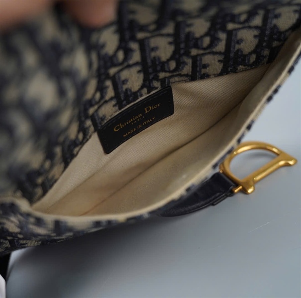 Túi Dior Saddle xám sz18 (BMC) KG+