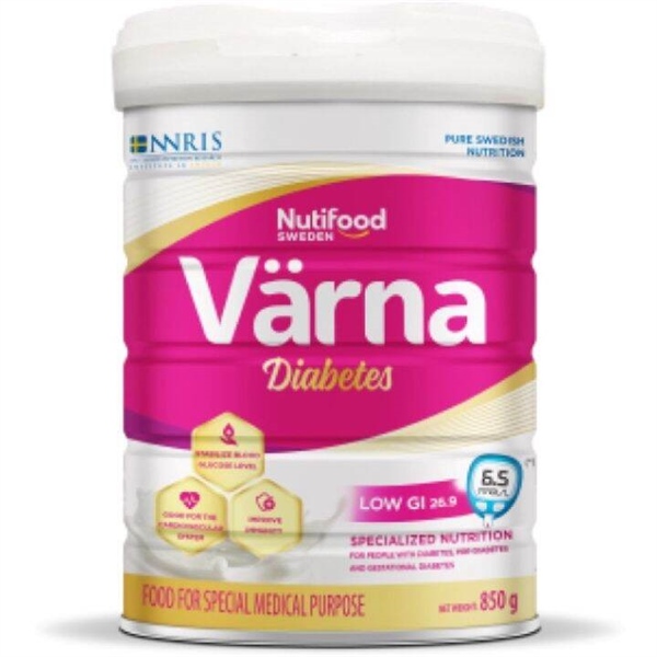 Sữa bột Varna Diabetes Nutifood 850G