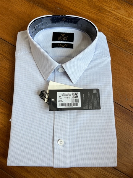 Áo sơ mi ngắn tay Aristino B 1SS123S2 dáng slimfit
