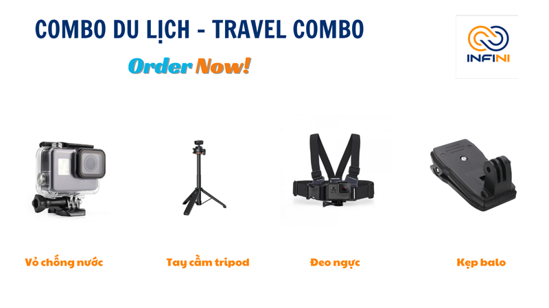 Combo du lịch dành cho Gopro 5 6 7