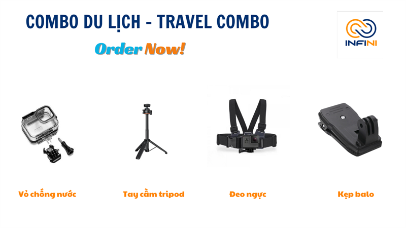 Combo du lịch dành cho Gopro 9 10 11 12