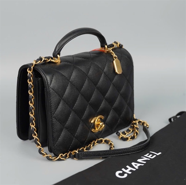 Túi Chanel Woc đen (K9X6X08K) sz20 (HC)+