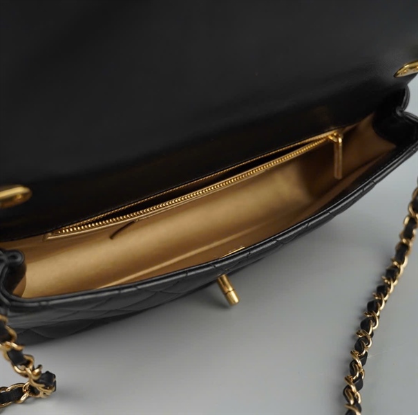 Túi Chanel Handle đen (P715GCH3) sz27 (HC)+