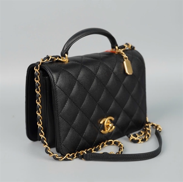 Túi Chanel Woc đen (K9X6X08K) sz20 (HC)+