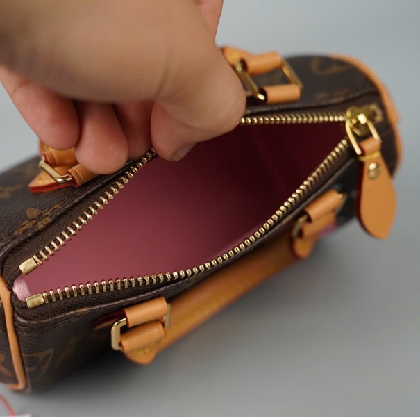 Túi LV Speedy hoa nâu in hình (TY3263) sz16 (HC)+