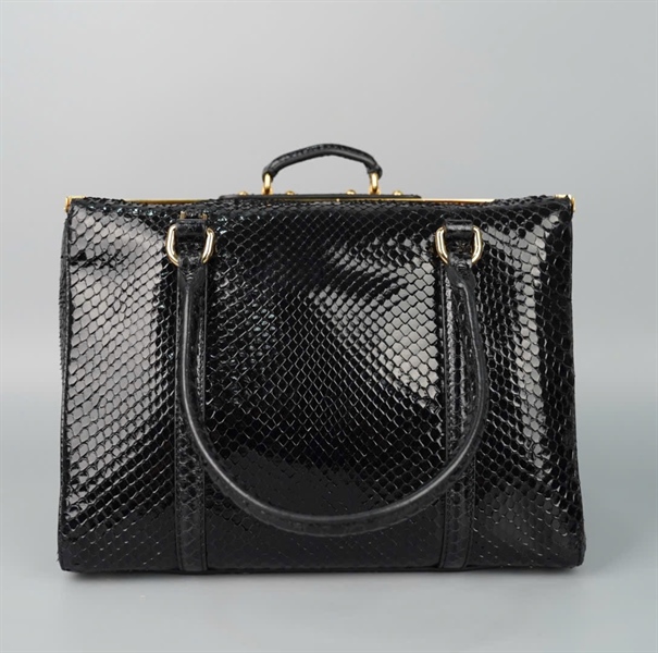 Túi D&G Box đen da trăn sz28 KG+