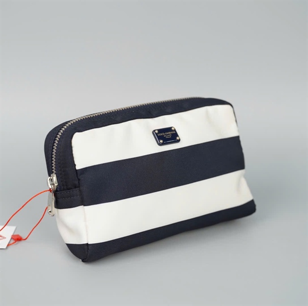 Ví D&G trắng sọc xanh KG+