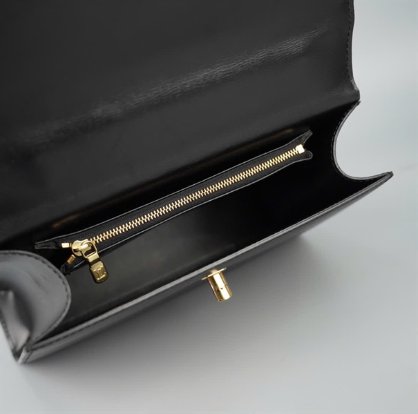 Túi LV Vintage Kelly đen (MI0996) sz26 KG+