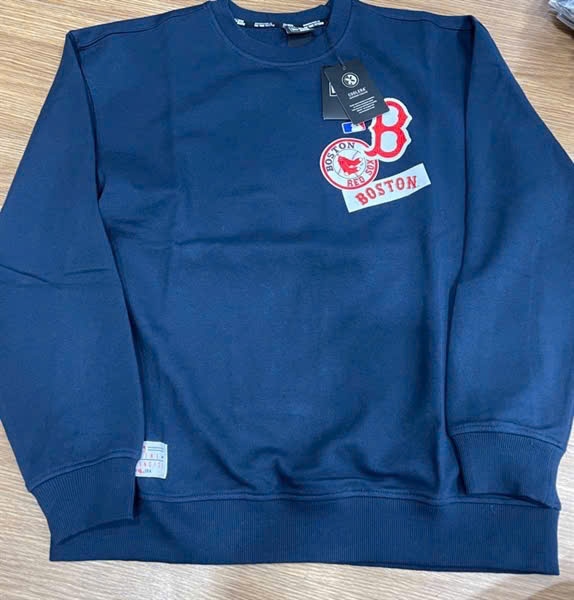 Áo thun New Era xanh đen in hình tay dài (PN)+