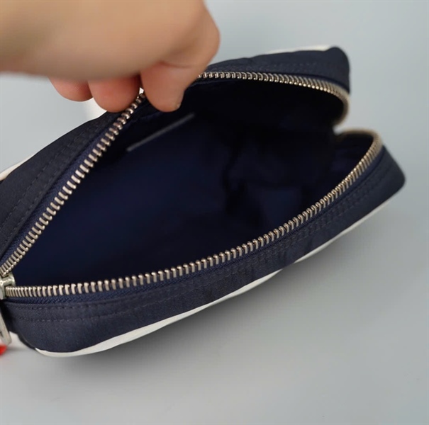 Ví D&G trắng sọc xanh KG+