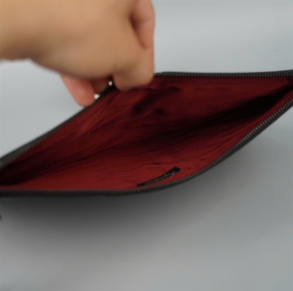 Túi D&G Clutch đen da beo sz30 KG+