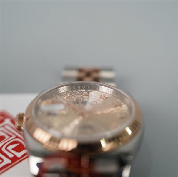 Đồng hồ Rolex bạc mặt hồng (9R497147-116231) (HC) KG+