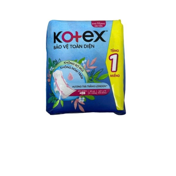 Kotex khô thoáng cánh bảo vệ toàn diện 23cm