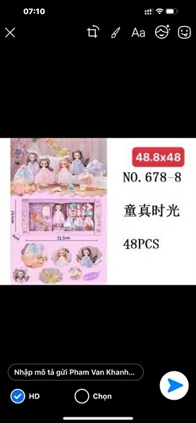 6788 hộp bê váy