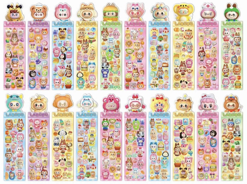 Sticker dán Labubu XCM