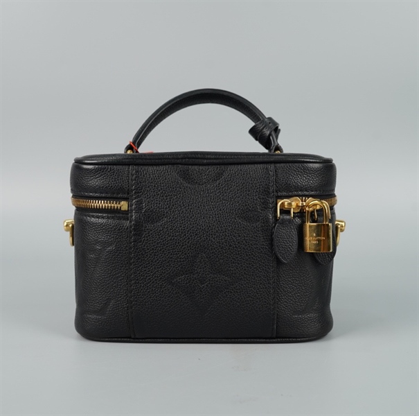 Túi LV Vanity hoa đen kèm ổ+ chìa sz19 KG+