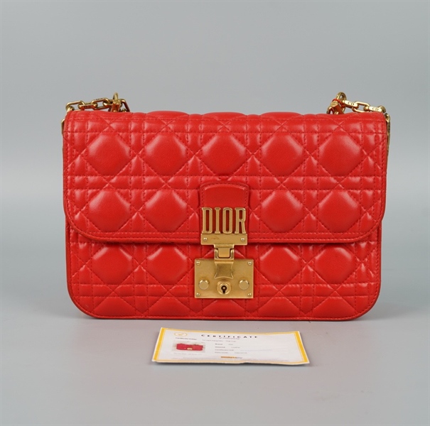 Túi Dior đỏ (09-BO-0118) kèm chìa sz23 KG+