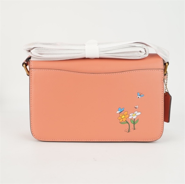 Túi Coach hồng cam hoạt hình sz25 (PN)+