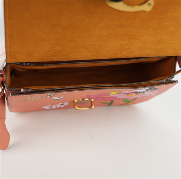 Túi Coach hồng cam hoạt hình sz25 (PN)+