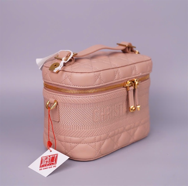 Túi Dior cốp hồng sz18 (BQ) KG+