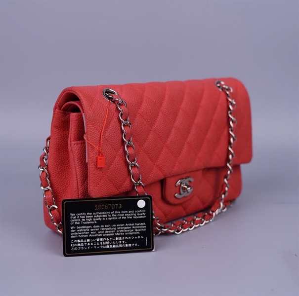 Túi Chanel Classic đỏ (18087073) sz25 KG+