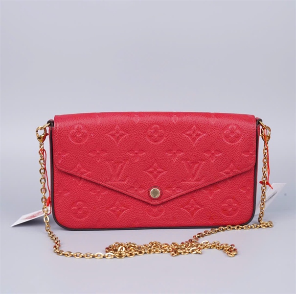 Túi LV Felicie hoa đỏ (SP0119) có lót form sz21 KG+