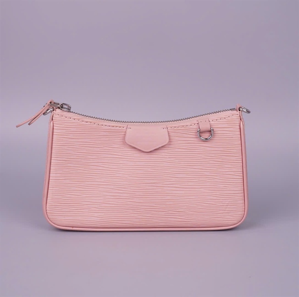 Túi LV Easy Pouch hồng 2 strap sz20 (BQ) KG+